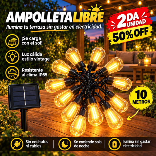 AmpolletaLibre – Decora cualquier espacio sin cables ni enchufes