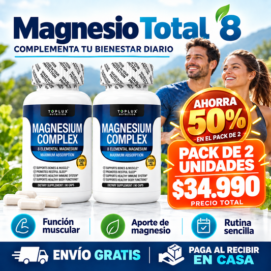 Magnesio Total 8 - Calma, sueño y energía