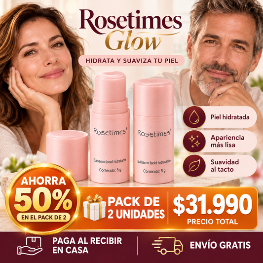 Rosetimes Glow - Piel suave e hidratada al instante