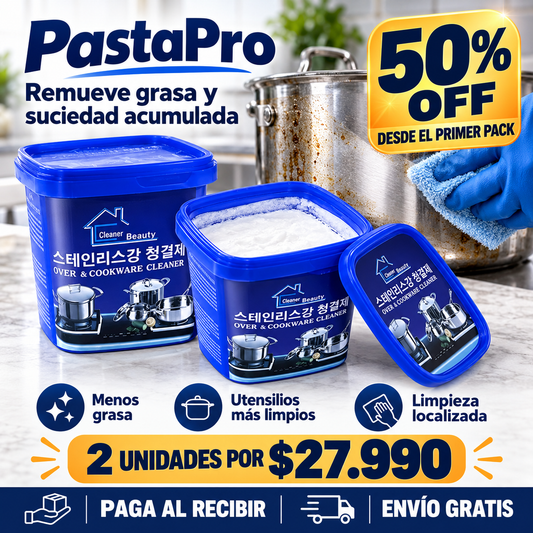 PastaPro - Remueve grasa y suciedad acumulada